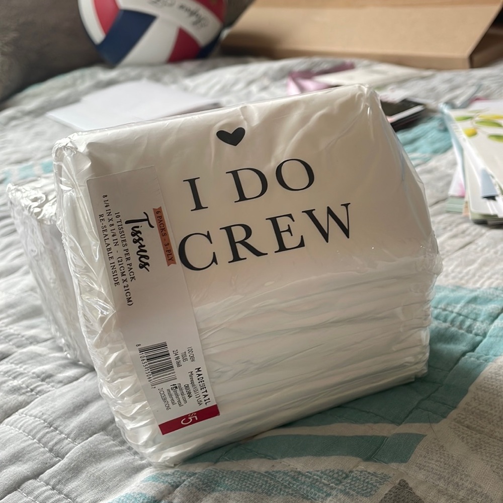 Wedding tissues